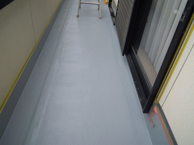 トップコート施工後